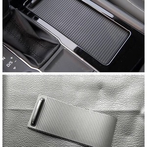 Viloran Teramont Center Armrest Cup Holder Roller Shutter <b>Plastic</b> <b>Sliding</b> Cover For Car Interior Storage - Product Image 3