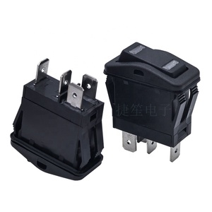 IP67 16(8)A125V/250V X7 série deux couleurs lumière 4P ON-ON interrupteur à bascule étanche pour véhicule Bus Machine extérieure - Product Image 4