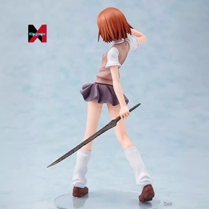 Figura Coleccionable de Anime de <span class=keywords><strong>Misaka</strong></span> <span class=keywords><strong>Mikoto</strong></span> en Uniforme Escolar de A Certain Scientific Railgun, Estatua GK, Decoración Bishoujo, Artesanía en Plástico - Product Image 2