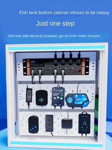 어항 전기 박스 지능형 제어 시스템 부식 방지 모던 직사각형 캐비닛 수족관 식물용 - Product Image 5