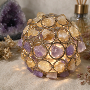 Sfera di Cristallo Lucida Incisa al Laser con Luce Ambientale, Decorazione di Lusso per la Casa - Product Image 2