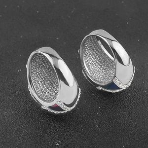 Anillo de Diamantes de Acero Inoxidable con Circonitas de Colores, Joyería de Lujo Personalizada OEM, Chapado en Acero para Mujer - Product Image 4