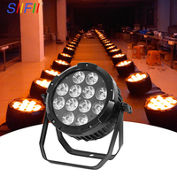 Offre Spéciale IP65 étanche à piles 12*18W 6in1 Par RGBWA + UV scène LED lumières pour extérieur Club Disco DJ Bar éclairage de scène