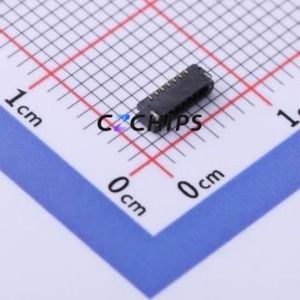 HDGC0601WR-S-7P Wire-to-Board Pin Header SMD,P=0.6mm,Horizontal Mount Connector 1x7P 0.6mm Horizontal Mount 7P - Product Image 1