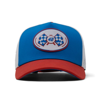 Casquette personnalisée OEM style course perforée avec logo en caoutchouc, ajustable, 5 panneaux, séchage rapide, résistante à l'eau