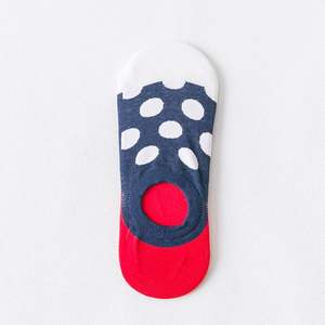 Chaussettes de cheville amusantes personnalisées Chaussettes bateau en coton chaud Chaussettes courtes unisexes antidérapantes pour pied gauche et droit - Product Image 3