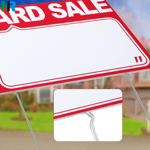 ป้ายป้ายข้างสนามธุรกิจพลาสติก18X24พร้อมเสา - Product Image 4