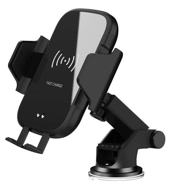 Jianghan High Quality Sensor Automatic Clamping 10W Car Wireless Charger Car Phone Holder