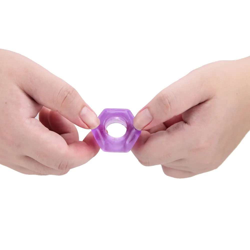 Набор из 3 TPE винтовых колец для увеличения пениса, задержка эякуляции, секс-игрушки для женщин