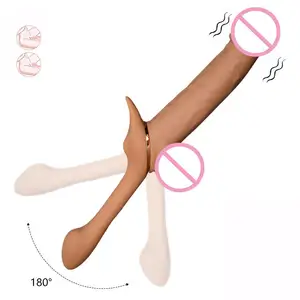 Nữ hai đầu dildo mạnh mẽ chín Tần số rung quan hệ tình dục trò chơi Vibrator quan hệ tình dục Nguồn cung cấp cửa hàng dildo nữ dildo