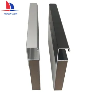 Wholesale Customization Aluminum G Shape Handle Profile Furniture Hidden Kitchen Cabinet Drawer Handle