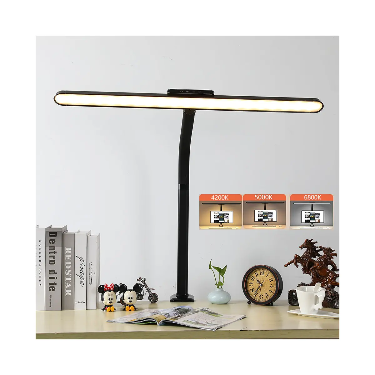 Monitor Architect Led Desk Lamp Study Work Drawing Super Wide 20w Bright Light Bar Black DC 55 Modern 80 Snooker Table Lamp 1.9