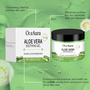 OceAura Venta al por mayor cuidado facial Hidratante Enfriador Hidratante y refrescante <span class=keywords><strong>Gel</strong></span> de <span class=keywords><strong>aloe</strong></span> y pepino - Product Image 4