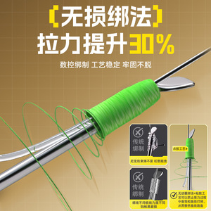 สายเอ็นตกปลาแบบตะขอคู่ Aohu 4S แบบก้านกว้าง สำหรับตกปลาคาร์พ แข็งแรงพิเศษ ใช้ตกปลาใต้พื้นน้ำในทะเลสาบ - Product Image 5