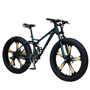 Nouveau Vélo Tout-Terrain Populaire 26 Pouces 4.0 en Acier Carbone Haute Performance avec Cadre à Suspension Souple, Freins à Disque, 7 Vitesses, pour la Neige - Product Image 1