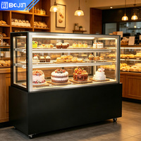 Vitrine Réfrigérée pour Buffet, Réfrigérateur Commercial en Verre Personnalisé pour Restaurant, Hôtel, Restauration, Vente en Gros
