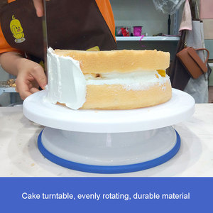 Piatto Girevole Antiscivolo in Plastica <span class=keywords><strong>per</strong></span> Decorazione Torte, Tavolo Rotante <span class=keywords><strong>per</strong></span> Pasticceria, Strumenti <span class=keywords><strong>per</strong></span> Decorazione Torte <span class=keywords><strong>Fai</strong></span>-<span class=keywords><strong>da</strong></span>-<span class=keywords><strong>Te</strong></span>, Supporto Girevole <span class=keywords><strong>per</strong></span> Dolci - Product Image 6