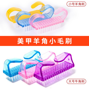 Brosse à ongles pour manucure avec poils doux, tailles 8 cm et 6,3 cm, pour éliminer la poussière des ongles - Product Image 5