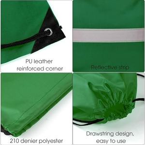Custom Printed Logo Waterproof <b>Gym</b> Drawstring Backpack Marathon Travel Polyester Foldable Sports Shoe Large Capacity - Product Image 3