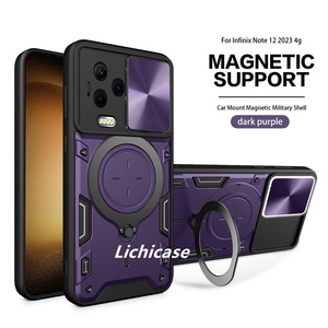 Lichicase 360 funda de parachoques anticaída con ventana de empuje de lente todo incluido para itel A70 funda trasera multifuncional - Product Image 2