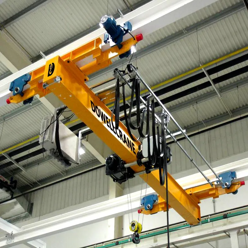 factory customized 16 ton single girder remote control EOT hoist bridge crane