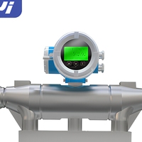 Yunyi Coriolis Mass Flow Meter Low Pressure Drop 100kPa Max Multiple Outputs Pulse Analog Suitable for Batching Filling System