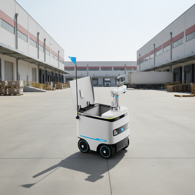 Alpha Speedybot Pro AI-Powered Food Delivery Robot Auto Charge 15km/h Speed Indoor Outdoor Multi-Scene Contactless Catering IP65