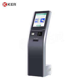 Kiosque de système QMS de style classique de 17 pouces avec kiosques d'impression de billets de téléavertisseur à écran tactile pour la fonction SDK de <span class=keywords><strong>paiement</strong></span> en libre-service - Product Image 2