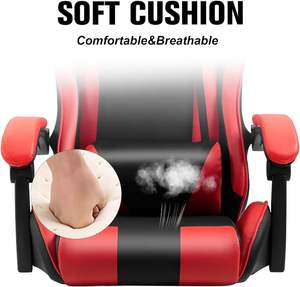 <span class=keywords><strong>Chaise</strong></span> de jeu personnalisée à prix avantageux, style course, <span class=keywords><strong>chaise</strong></span> d'ordinateur avec coussin de soutien lombaire, <span class=keywords><strong>chaise</strong></span> de bureau économique en gros pour la maison - Product Image 5