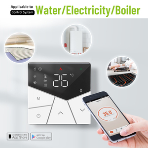 BHT-15 <span class=keywords><strong>sans</strong></span> <span class=keywords><strong>fil</strong></span> programmable nid <span class=keywords><strong>thermostat</strong></span> numérique pour la maison hôtel moderne fonctionne Alexa <span class=keywords><strong>Google</strong></span> maison WiFi chauffage Termostato - Product Image 2