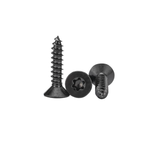 Viti Autofilettanti a <span class=keywords><strong>Testa</strong></span> <span class=keywords><strong>Svasata</strong></span> Torx in Acciaio Inox 304 Zincate Nero Lucido (Multi-Misura) - Product Image 4