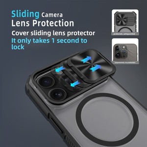 Approvisionnement transfrontalier pour les coques de téléphone Apple iPhone 16 Pro, dotées d'un fenêtre pour objectif, d'un support et d'une recharge magnétique sans fil - Product Image 3