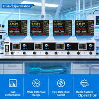 DDP DPD YPSDZ-0550-4 Penguji Kapasitas Baterai Presisi Tinggi 4 Kanal 200A dalam Mesin Pengosongan Baterai Prismatic Paralel
