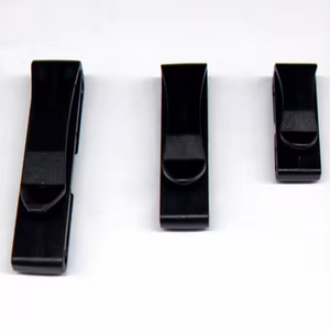 Clip de ceinture tactique de luxe noir pour extérieur avec boucle et sangle – Accessoire de rangement durable à usage universel - Product Image 1