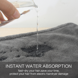 Phục vụ sợi nhỏ tóc kết thúc tốt đẹp khô vòi hoa sen Turban khăn cho phụ nữ - Product Image 3