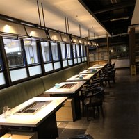 Mesa Comercial China para Hot Pot y Barbacoa sin Humo con Certificación CE