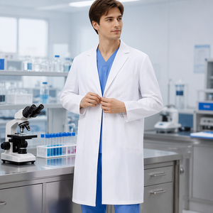 <span class=keywords><strong>Camice</strong></span> da Medico per Uomo, Uniforme Ospedaliera Bianca, <span class=keywords><strong>Camice</strong></span> Chirurgico, Divisa Ospedaliera - Product Image 1
