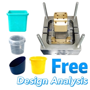 Độ chính xác cao cấp thực phẩm ABS PP Thùng Nhựa thùng tùy chỉnh khuôn ép nhựa đúc dịch vụ OEM khuôn nhà sản xuất - Product Image 3