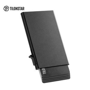 Tc101p Quà Tặng tùy chỉnh logo nhôm Pop Up thẻ tín dụng <span class=keywords><strong>Wallet</strong></span> trường hợp tín dụng kinh doanh RFID chủ thẻ cho du lịch - Product Image 3