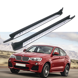 JOESHIER โรงงานจีน ผลิตอุปกรณ์ตกแต่งรถยนต์ บันไดข้างรถ SUV สำหรับ BMW X4 F26 ปี 14-18 ทำจากอลูมิเนียมอัลลอย สำหรับขับขี่ออฟโรด - Product Image 5