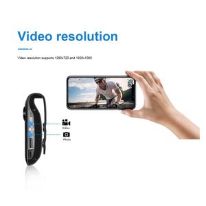 Oem ODM 1080P HD clip trên cơ thể di động Cam âm thanh Mini <span class=keywords><strong>DVR</strong></span> tiện ích an ninh - Product Image 3