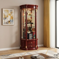 Meuble Bar en Bois Écologique de Haute Qualité, Durable, Design Moderne, Grande Capacité, pour Salon, Guangdong SZ