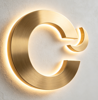 Lettres lumineuses LED personnalisées pour l'extérieur, logo, enseigne, lettres lumineuses en acier inoxydable de qualité, acrylique, pour la signalisation d'entreprise