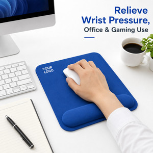 Custom Logo Ergonomic Mouse Pad with Wrist Rest Soft Memory Foam Non-Slip Gaming <b>Mousepad</b> for Office Business Promotional Gift - Product Image 5