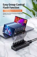 2025 Venta caliente USB 3,2 USB Hub, el más nuevo USB 3,0 7 puertos HUB Adaptador convertidor de datos para computadora portátil PC de escritorio