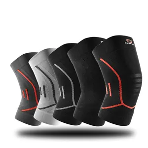 Laufende elastische Knies tütze Komfortable kostenlose Probe maßge schneiderte X-Way-Patella schützen Knie-Ärmel Knies tütze Kupferionen