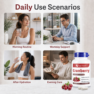 Suplemento de Arándano Rojo Shecome con Vitamina C para Adultos, Fórmula Personalizada, Apoyo para el Tracto Urinario, Cápsulas de Concentrado de Arándano Rojo - Product Image 4