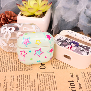 เคสหูฟังบลูทูธอะคริลิกใสแบบกำหนดเอง, ฝาครอบป้องกันพิมพ์ลายสีสันสดใสและพกพาสะดวก, ของขวัญในอุดมคติสำหรับการใช้งานประจำวัน - Product Image 6