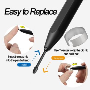 Puntas de Repuesto de Fieltro para <span class=keywords><strong>Boox</strong></span> Pen2 Pro/Plus/Triangle Pen/<span class=keywords><strong>Boox</strong></span> <span class=keywords><strong>Wacom</strong></span>/Max/Nova/Go/Tab Ultra/Mini Series, Color Negro - Product Image 6