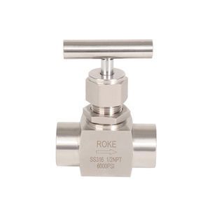 SS316L 1/16 "~ 1" áp lực cao thép không gỉ tích hợp thanh Cổ Phiếu kim van dụng cụ kim van 6000psi - Product Image 1